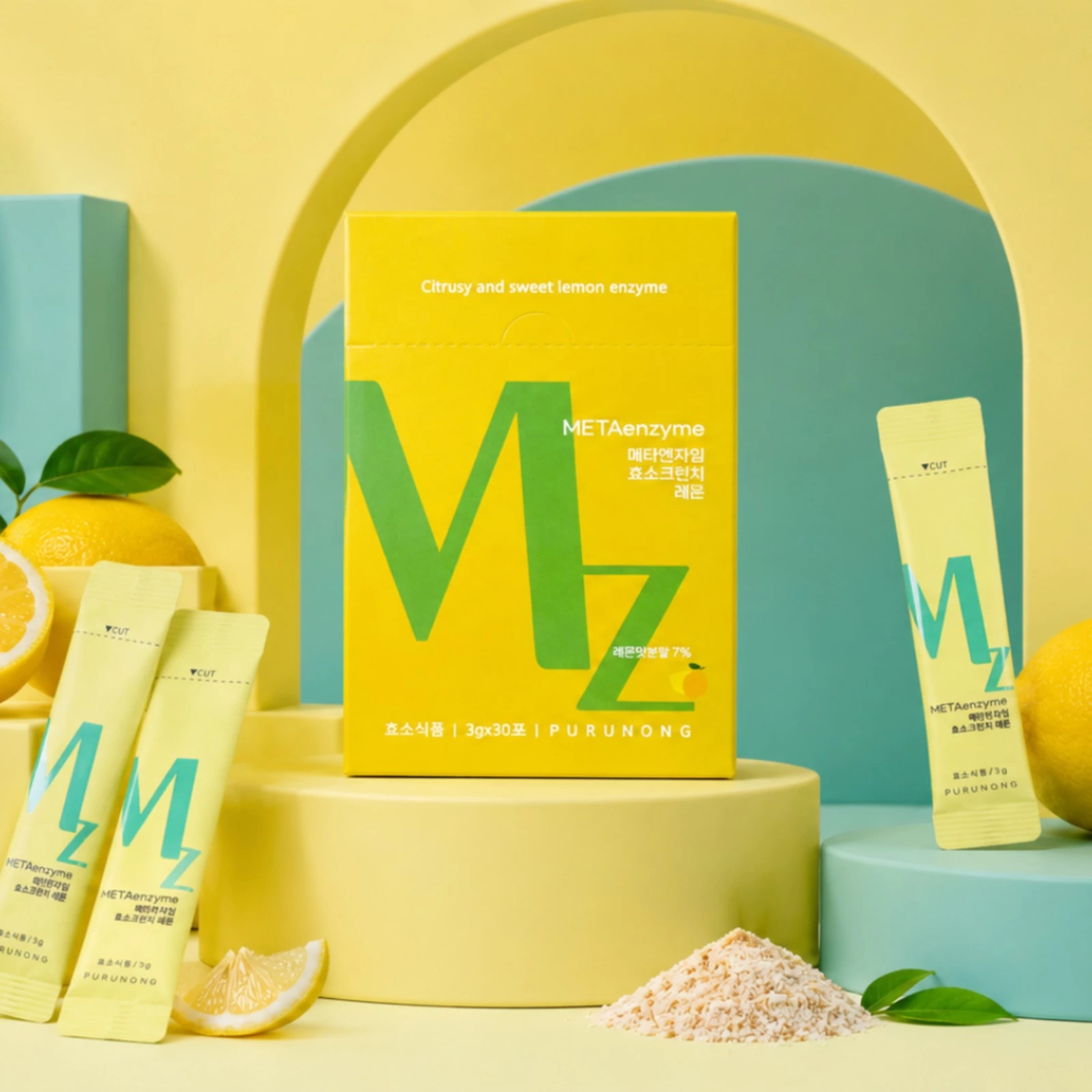 MZ Enzyme Crunch(Lemon Popping Flavor)