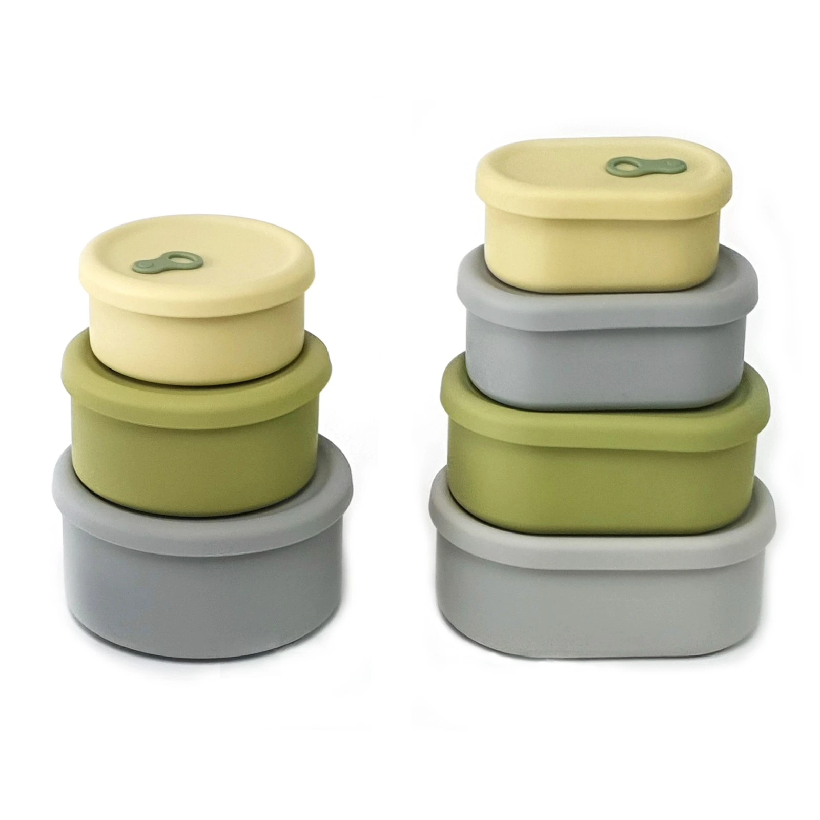 Silicone Food Container with Steam-Vent