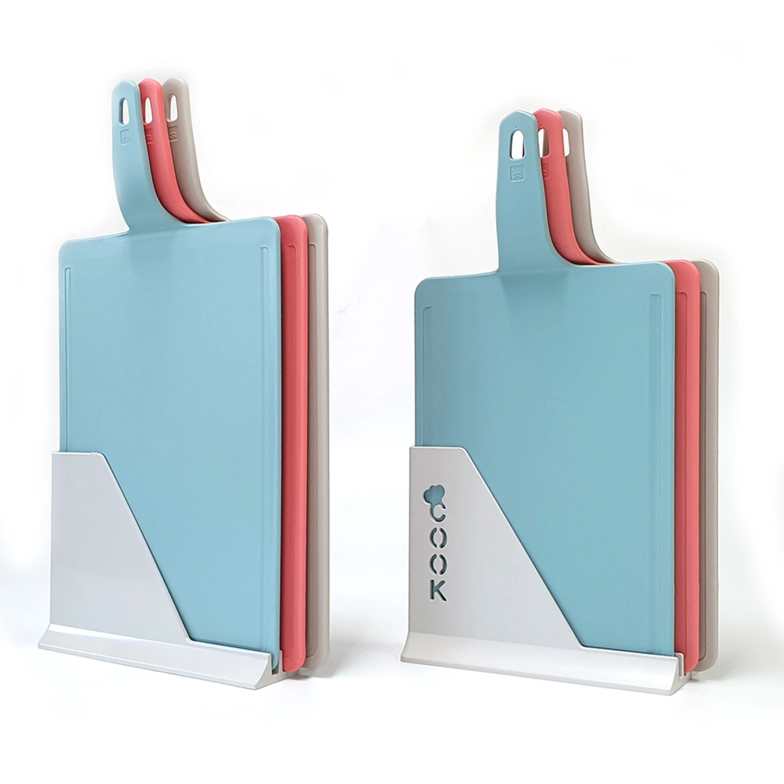Indexed Cutting Board Set with Handle (3 pcs)